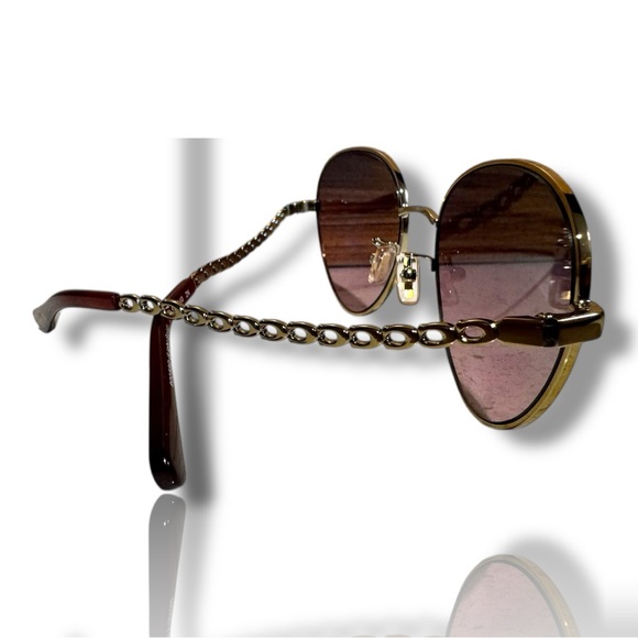 Coach HC7114 Signature Chain Oval Sunglasses full inclusion - Picture 5 of 9